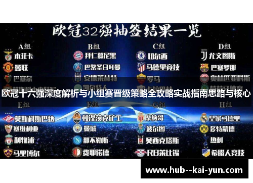 欧冠十六强深度解析与小组赛晋级策略全攻略实战指南思路与核心